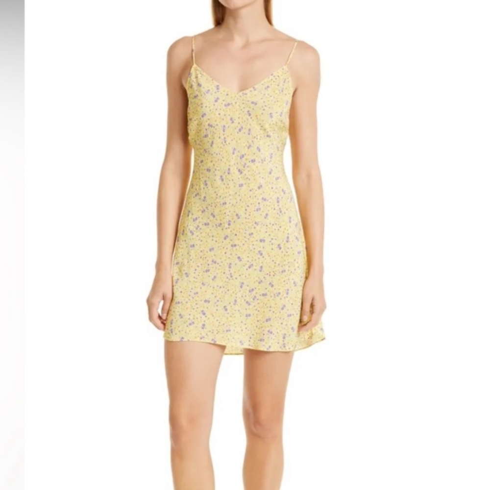 Favorite Daughter The Drew Floral Mini Slip Dress
